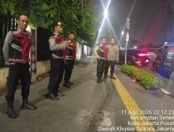 Patroli Tiga Pilar Digelar di Senen, Antisipasi Gangguan Kamtibmas