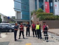 Unit Samapta Polsek Senen Patroli Sejumlah Obyek Vital, Situasi Berjalan Kondusif