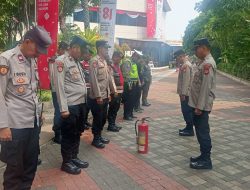 Polisi Gelar Apel Pengamanan Jelang Aksi Mahasiswa di Depan Kemensos
