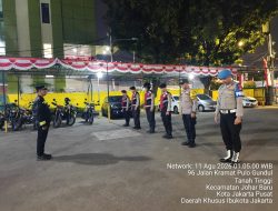 Kanit Binmas Pimpin Operasi Cipta Kondisi Dini Hari, Polsek Johar Baru Sasar Begal hingga Kejahatan Jalanan