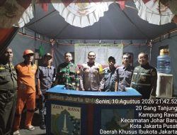 Jaga Jakarta 2026, Polisi Bersama Tiga Pilar Perkuat Patroli dan Deteksi Dini di Kampung Rawa