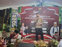 Kapolsek Bekasi Barat Hadiri Tasyakuran Malam Kemerdekaan RI Ke-81 di Bintara