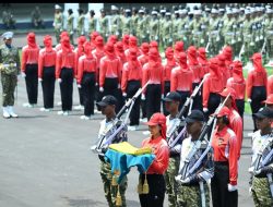 Jelang HUT ke-81 Kemerdekaan RI, Tim Upacara dan Paskibraka Laksanakan Gladi Bersama di Istana Merdeka
